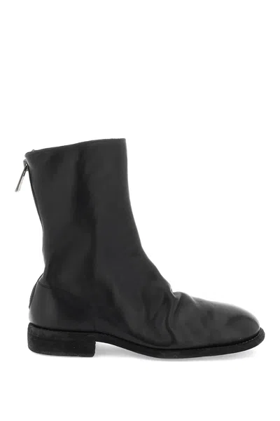 Guidi Leather Boots In Nero