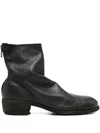 Guidi Leather Boots In Black