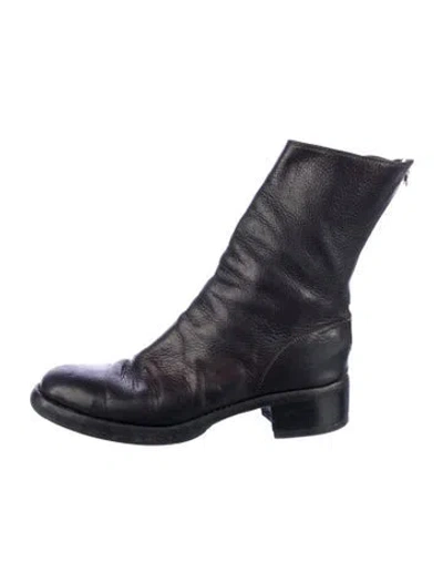 Pre-owned Guidi Leather Boots In Blue