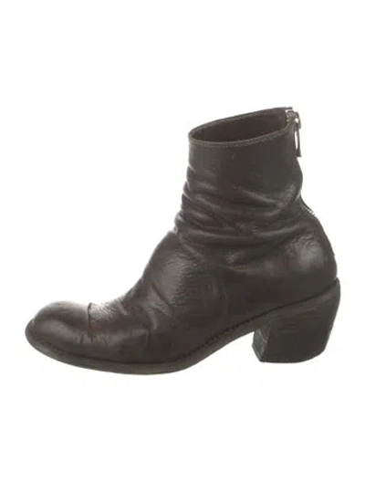 Pre-owned Guidi Leather Boots In Brown