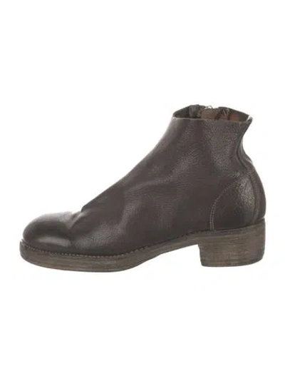 Pre-owned Guidi Leather Boots In Brown
