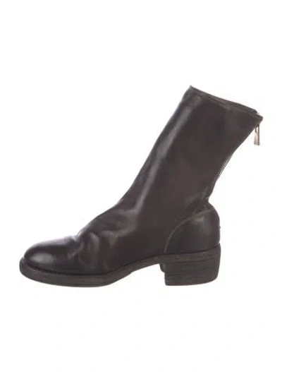 Pre-owned Guidi Leather Boots In Brown