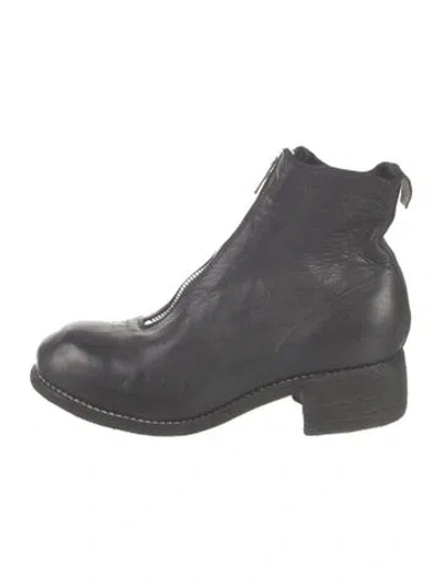 Pre-owned Guidi Leather Boots In Grey