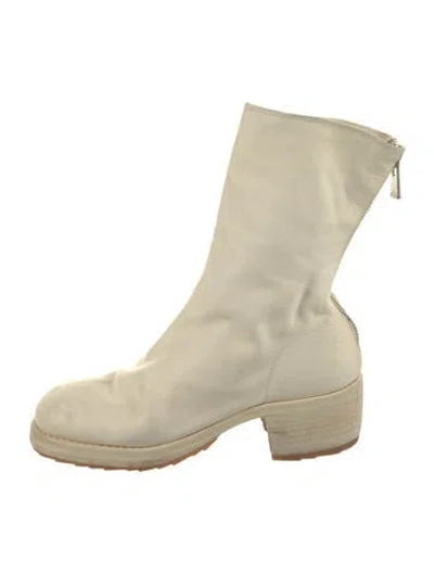 Pre-owned Guidi Leather Boots In Metallic/neutrals
