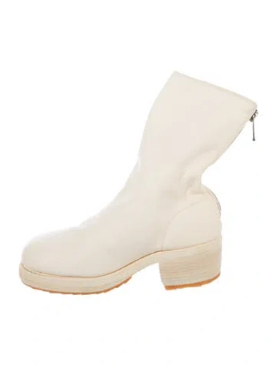 Pre-owned Guidi Leather Boots In Neutral