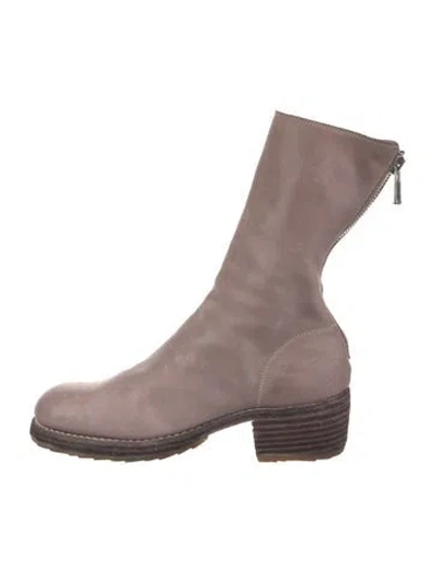 Pre-owned Guidi Leather Boots In Pink