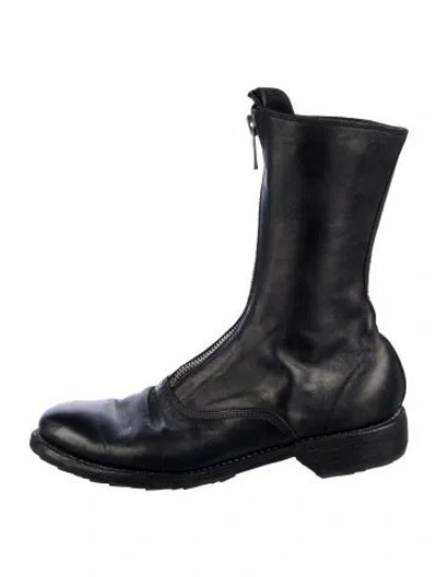 Pre-owned Guidi Leather Combat Boots In Multi