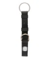 Guidi Leather Keyring In Black