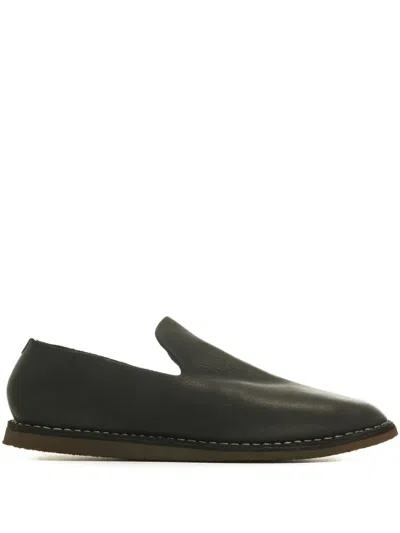 Guidi Leather Loafers In Black