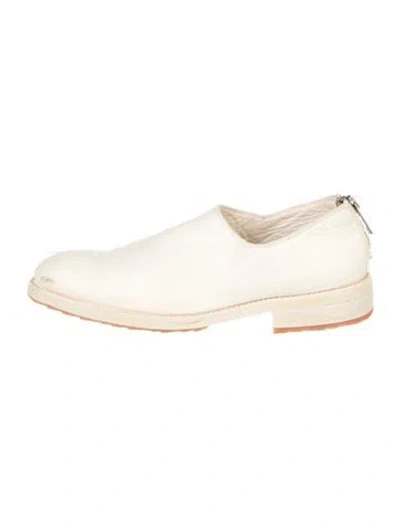 Pre-owned Guidi Leather Loafers In Neutral