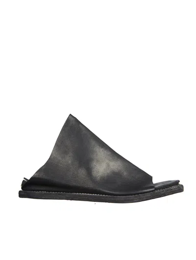 Guidi Leather Sandal In Black