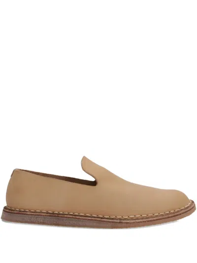 Guidi Leather Slip-on Loafers
