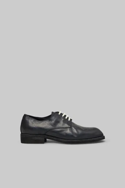 Guidi Lined Blkt 38 39 40 Vintage Ball Derby In Black