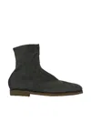 Guidi Men's Linen Boots With Front Zip