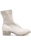 Guidi Lp2 40mm Zip-up Ankle Boots In Grey
