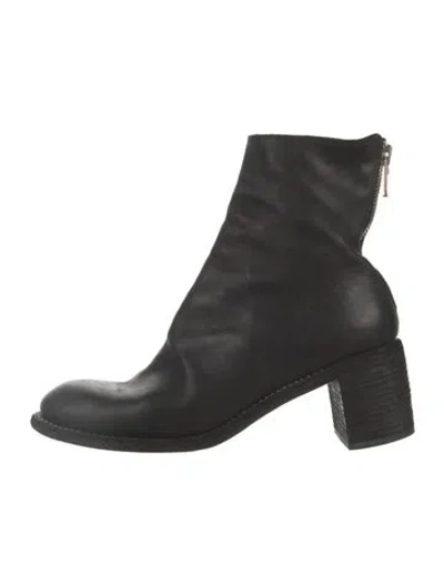 Pre-owned Guidi M86 Leather Boots In Black