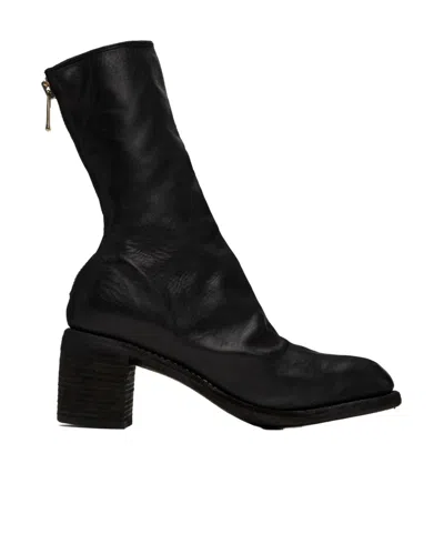 Guidi M88 Ankle Boots In Black