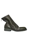 Guidi Leather Horse Zip Back Boots In Green