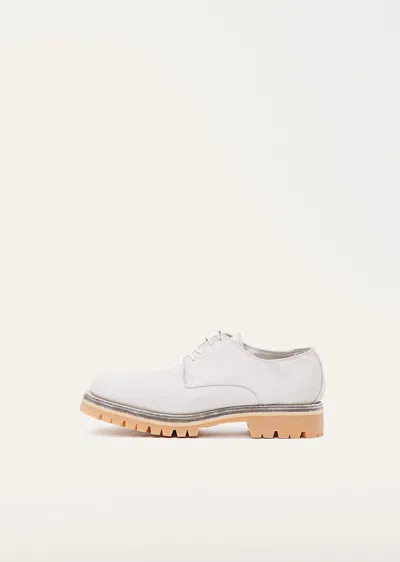 Guidi Men Classic Derby In Oyster Mushroom