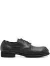 Guidi X Undercover Leather Derby Shoes In Black
