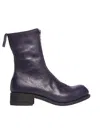 Guidi Pl2 Front Zipped Boots In Violet