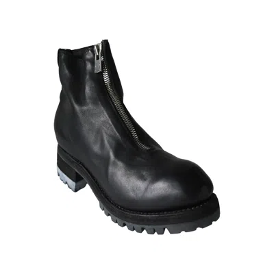 Guidi Pl1v Soft Horse Full Grain Front Zip Boot Black