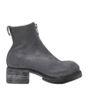 Guidi Gray Pl1wz Boots In Black