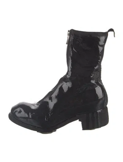 Pre-owned Guidi Pl2 Ltxb Soft Horse Leather Combat Boots In Black