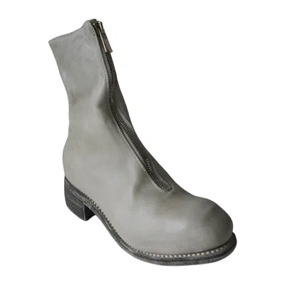Guidi Pl2 Soft Horse Full Grain Front Zip Boot Grey In Gray