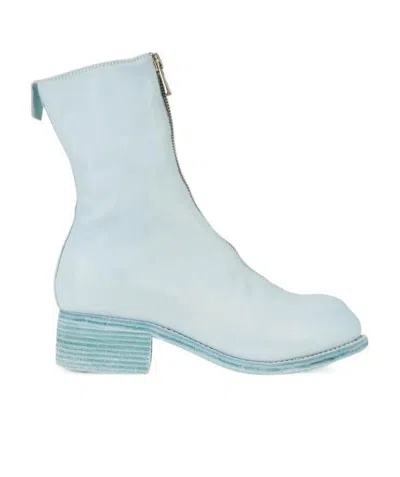 Guidi Pl2 Zipper Boots In White