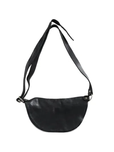 Guidi Q100 Leather Belt Bag In Black