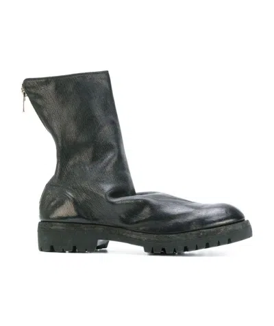 Guidi Rear Zip Boots In Black