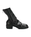 Guidi Back-zipper Boots In Black