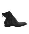 Guidi Round Toe Ankle Boots In Black