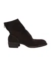 Guidi Round-toed Ankle Boots In Brown