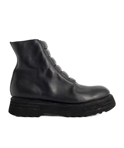 Guidi Round-toe Boots In Transparent