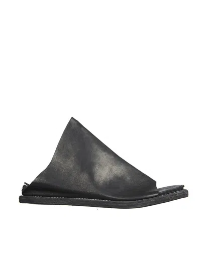 Guidi Open-toed Sandals In Black
