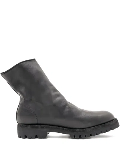 Guidi Side-zip Boots In Black
