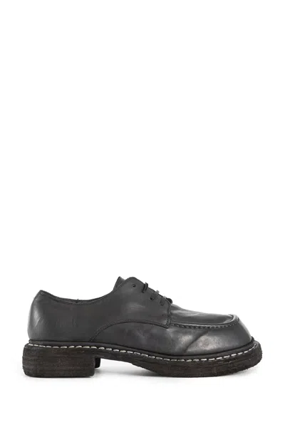 Guidi Soft Horse Full Grain Shoes In Black