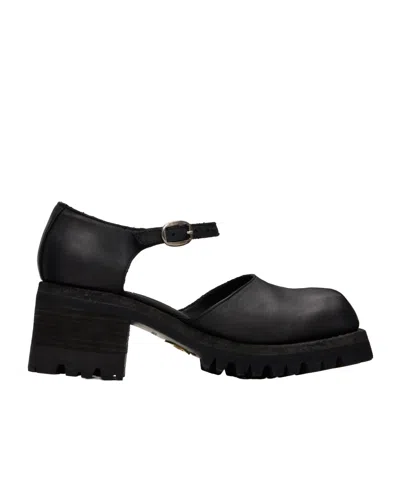 GUIDI SOFT HORSE MARY JANE LOAFERS