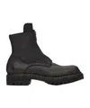Guidi Splicing Design Short Boots In Black
