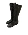 Guidi Stitching Design High Boots In Black
