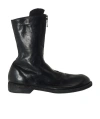 Guidi Front Zip Boots In Black