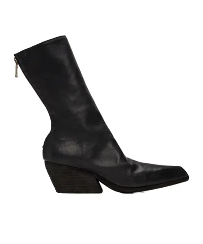 Guidi Tex-mex Mid-height Boots In Blkt