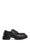 Guidi Logo Details Loafers In Black