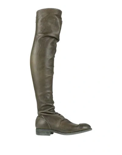 Guidi Woman Boot Military Green Size 6 Leather