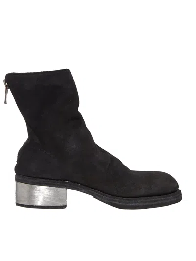 Guidi Women's Boots With Back Zip In Black