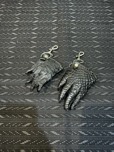 Pre-owned Guidi X Rick Owens Real Crocodile Foot Keychain