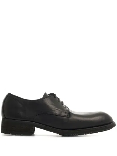 Guidi X Undercover Leather Derby Shoes In Black