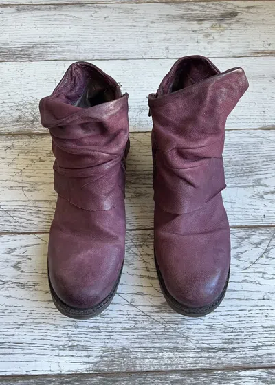 Pre-owned Guidi X Yasuyuki Ishii As98 Burgundy Calfskin Leather Flap Boots